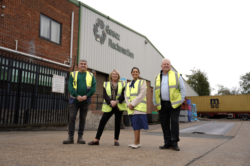 Priti Patel visits Essex Reclamation